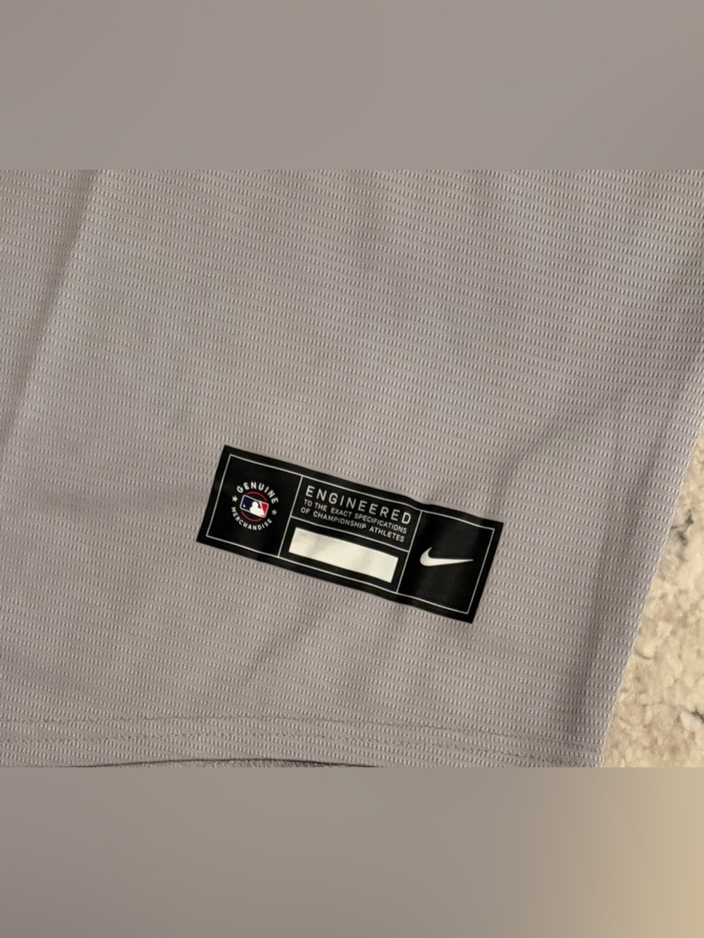 Nike Authentic Houston Astros Jose Altuve #27 MLB Gray Jersey Men’s Sz: 3XL - Picture 5 of 7